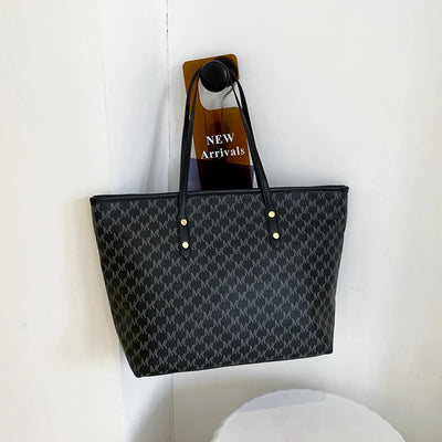 Large Capacity Shoulder Bag Women's PU Leather Handbag