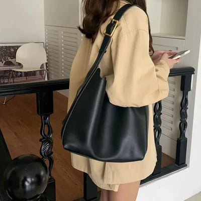 All-Match Women Shoulder Bag Solid Fashion Handbag Crossbody Bag