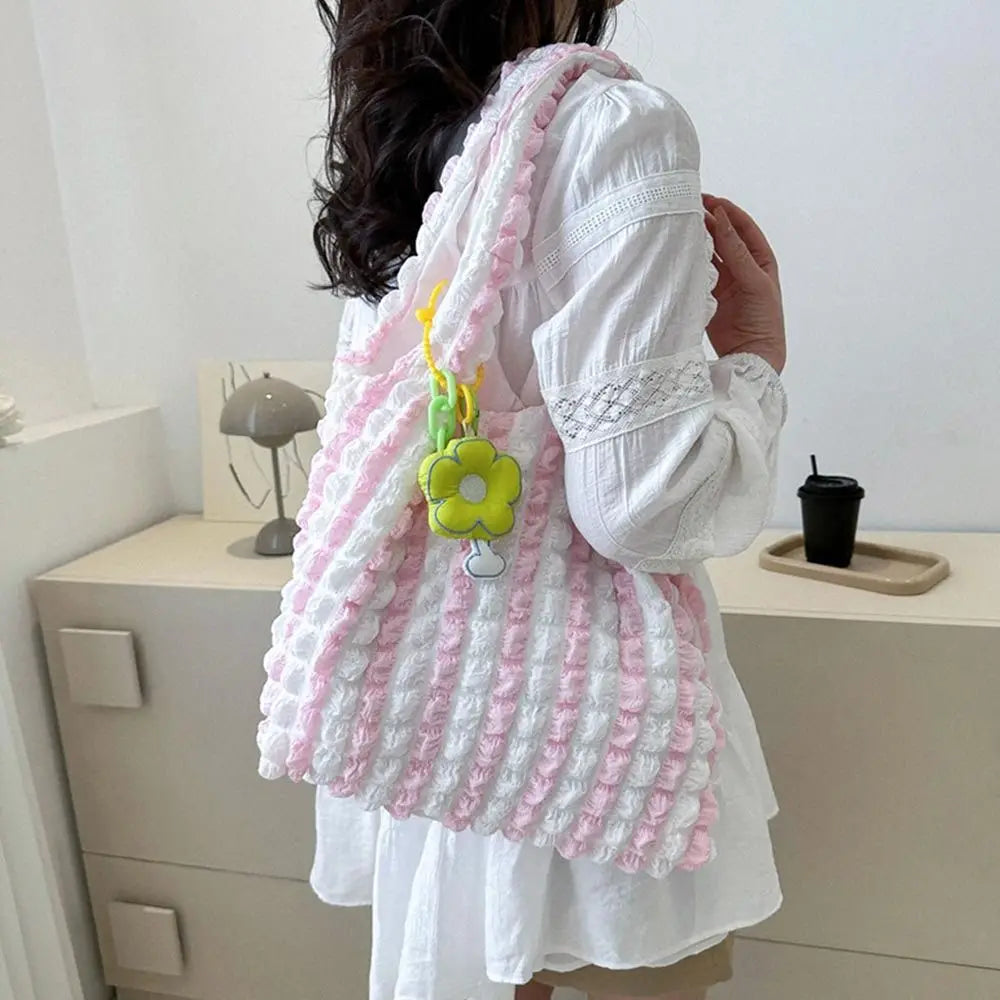 Women Girls Large Capacity Shoulder Bags Female Tote Bags