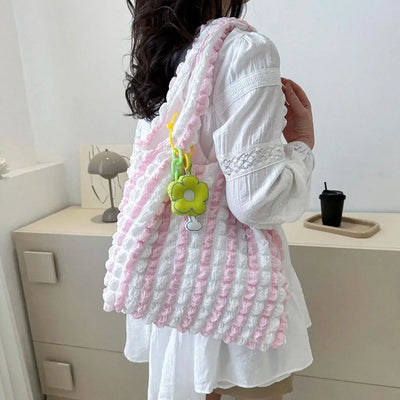 Women Girls Large Capacity Shoulder Bags Female Tote Bags