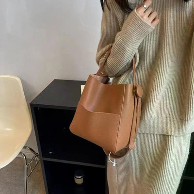 Bucket Shoulder Side Bags for Women 2024 Female Designers