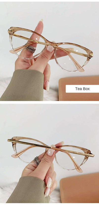 New Sexy Cat Eye Glasses Women Anti Blue Light Transparent Eyewear FASHION FREANZY