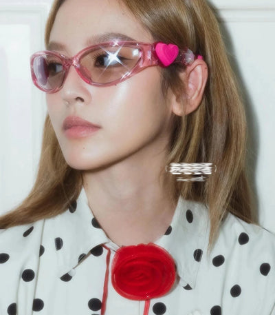 8pcs Brand Sunglasses Women Men Oversized Y2K Trendy Wrap