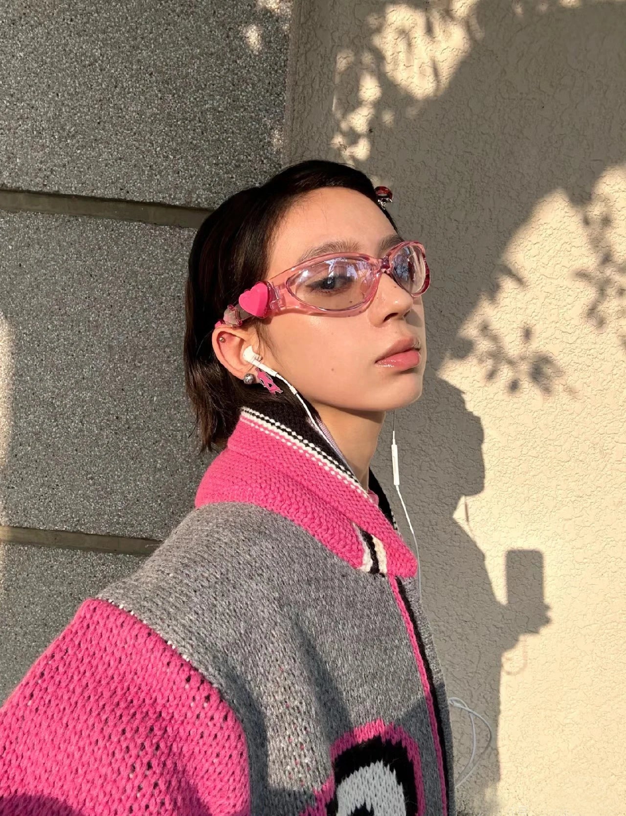 8pcs Brand Sunglasses Women Men Oversized Y2K Trendy Wrap