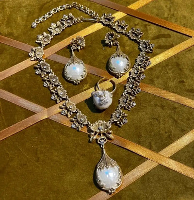 Baroque Pearl Jewellry Set Classic Fashion Chokers For Girls Party Banquet FASHION FREANZY