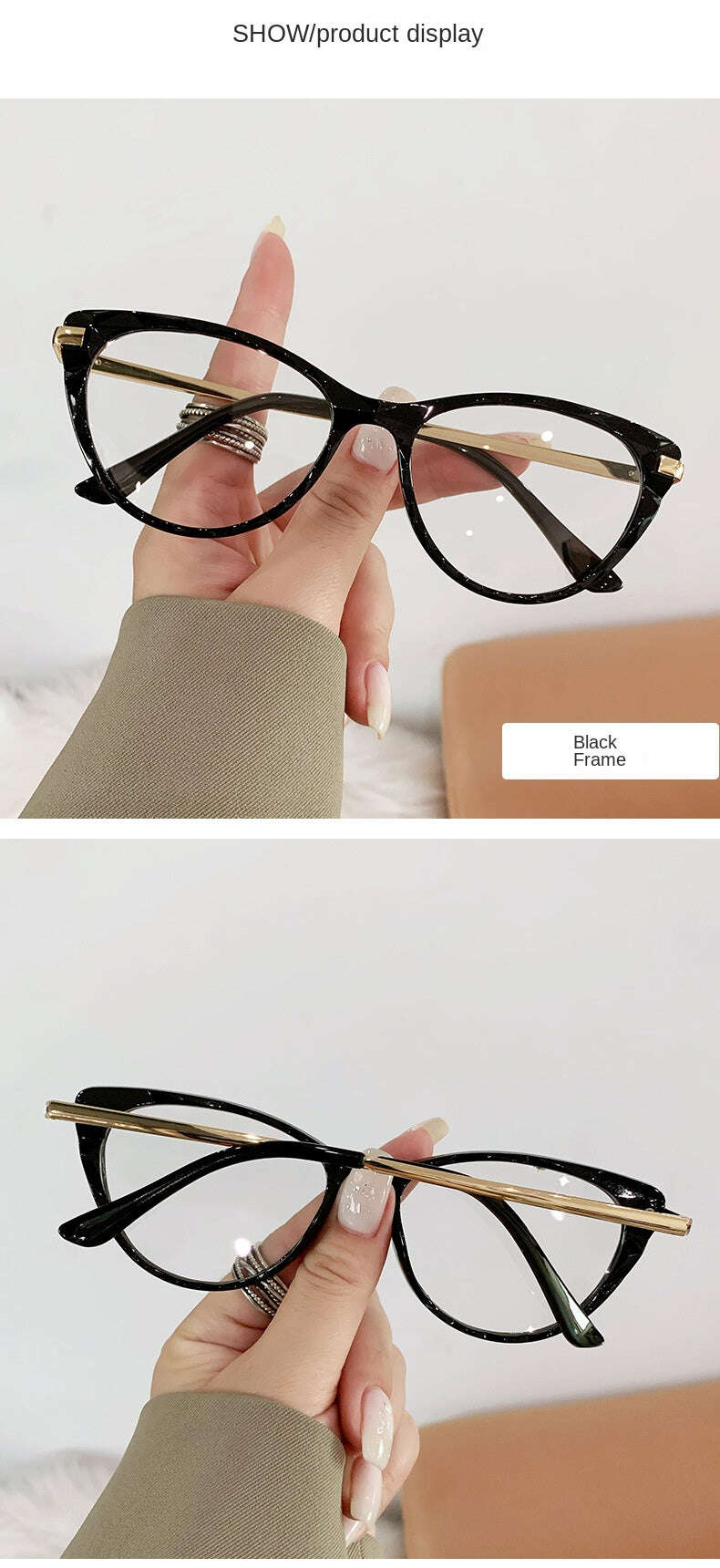 New Sexy Cat Eye Glasses Women Anti Blue Light Transparent Eyewear FASHION FREANZY