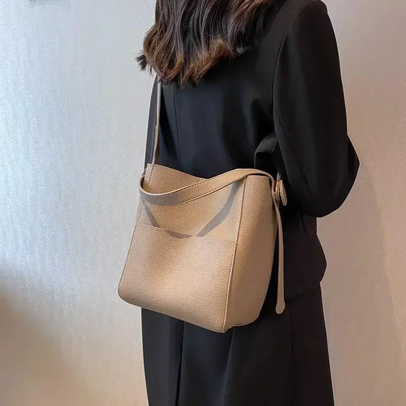 Bucket Shoulder Side Bags for Women 2024 Female Designers