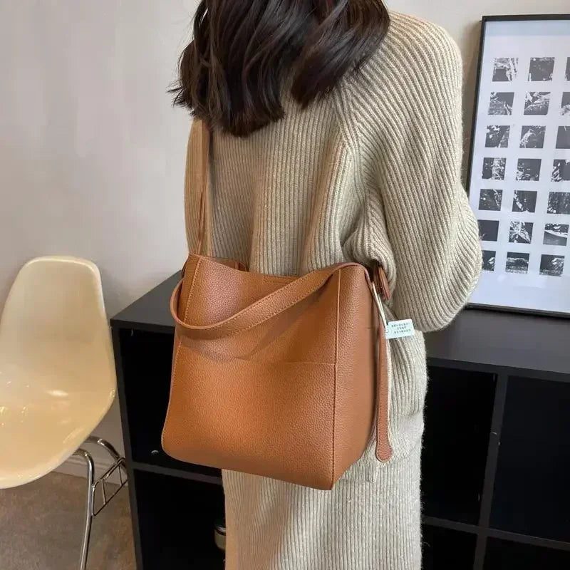 Bucket Shoulder Side Bags for Women 2024 Female Designers