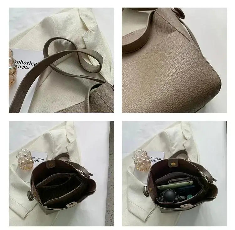 Bucket Shoulder Side Bags for Women 2024 Female Designers