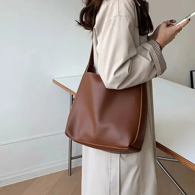 All-Match Women Shoulder Bag Solid Fashion Handbag Crossbody Bag