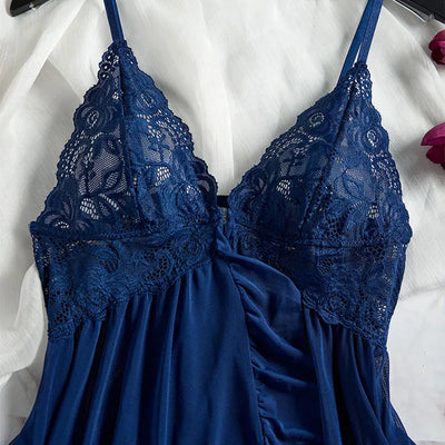 Tulle Suspenders Exquisite Women's Lencerias Lace V-Neck Underwear