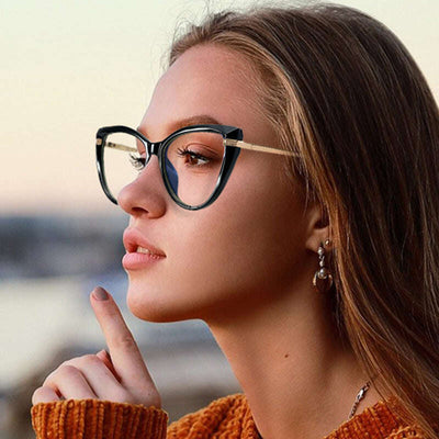New Sexy Cat Eye Glasses Women Anti Blue Light Transparent Eyewear FASHION FREANZY