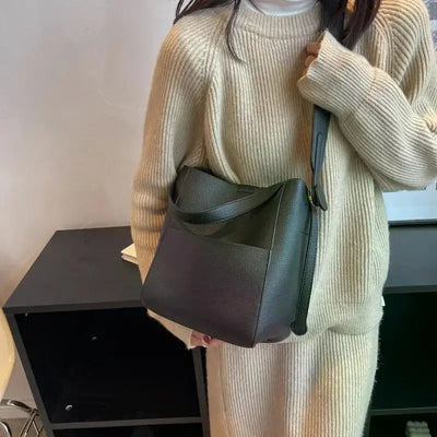 Bucket Shoulder Side Bags for Women 2024 Female Designers