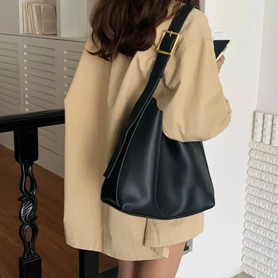 All-Match Women Shoulder Bag Solid Fashion Handbag Crossbody Bag