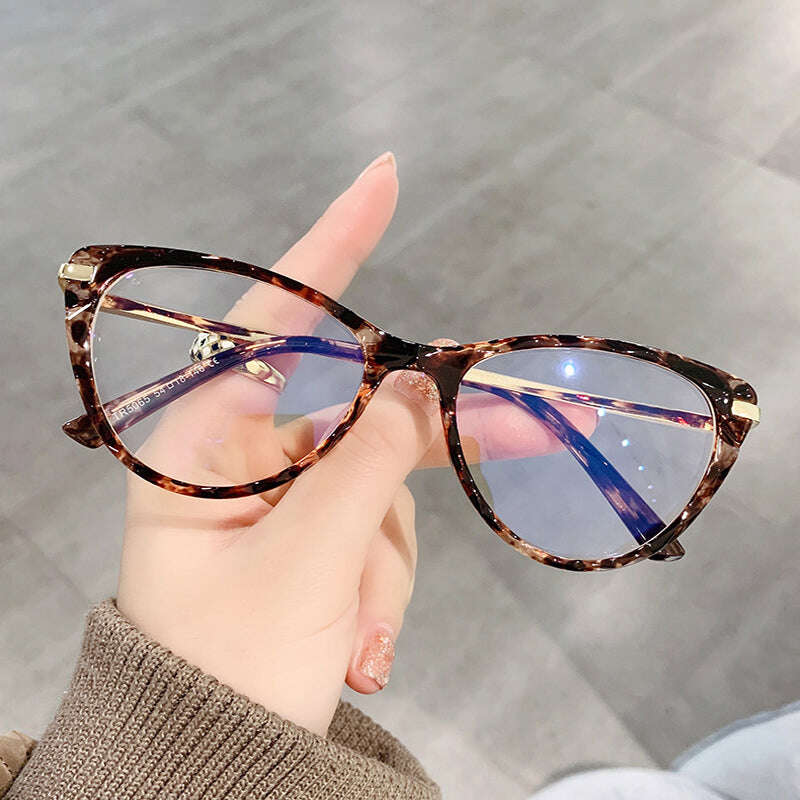 New Sexy Cat Eye Glasses Women Anti Blue Light Transparent Eyewear FASHION FREANZY