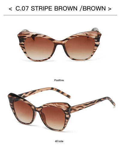 Cat Eye Vintage Sunglasses Women Brand Designer Fashion FASHION FREANZY