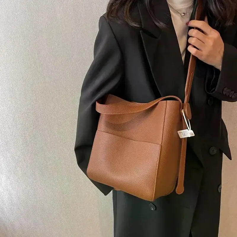 Bucket Shoulder Side Bags for Women 2024 Female Designers