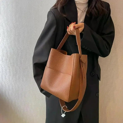 Bucket Shoulder Side Bags for Women 2024 Female Designers