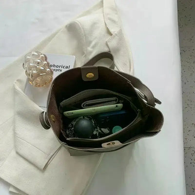 Bucket Shoulder Side Bags for Women 2024 Female Designers