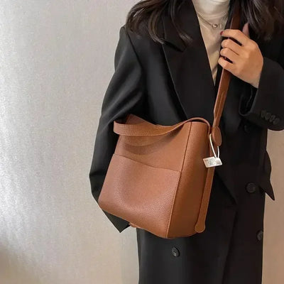 Bucket Shoulder Side Bags for Women 2024 Female Designers