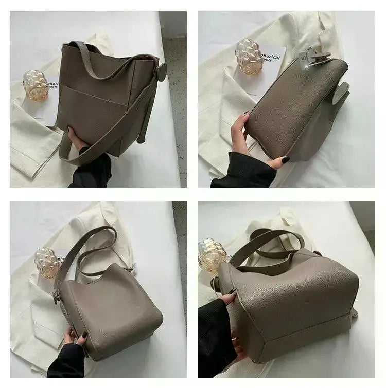 Bucket Shoulder Side Bags for Women 2024 Female Designers