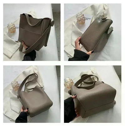 Bucket Shoulder Side Bags for Women 2024 Female Designers