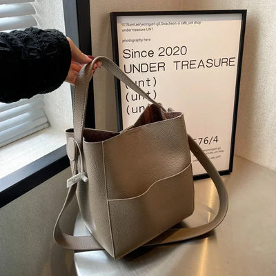 Bucket Shoulder Side Bags for Women 2024 Female Designers