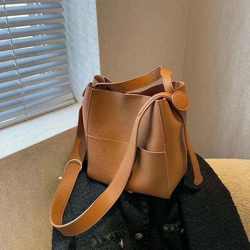 Bucket Shoulder Side Bags for Women 2024 Female Designers