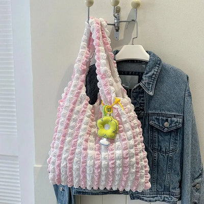 Women Girls Large Capacity Shoulder Bags Female Tote Bags