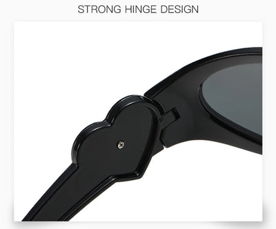 8pcs Brand Sunglasses Women Men Oversized Y2K Trendy Wrap