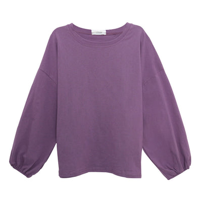 Students Slimming Sweater Lantern Sleeve